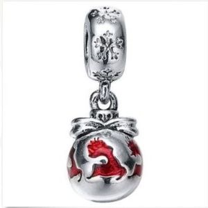 1pcs Silver Charm Bead